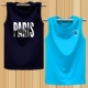 Mùa hè vai không tay áo thun nam XL cotton rộng thể thao vest béo vest vest bóng rổ - Áo vest cotton khoác vest nữ