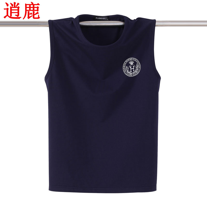 Mùa hè cotton nam XL không tay mỏng áo thun rộng vai chạm đáy áo thể thao rộng rãi mồ hôi bóng rổ áo thun ba lỗ