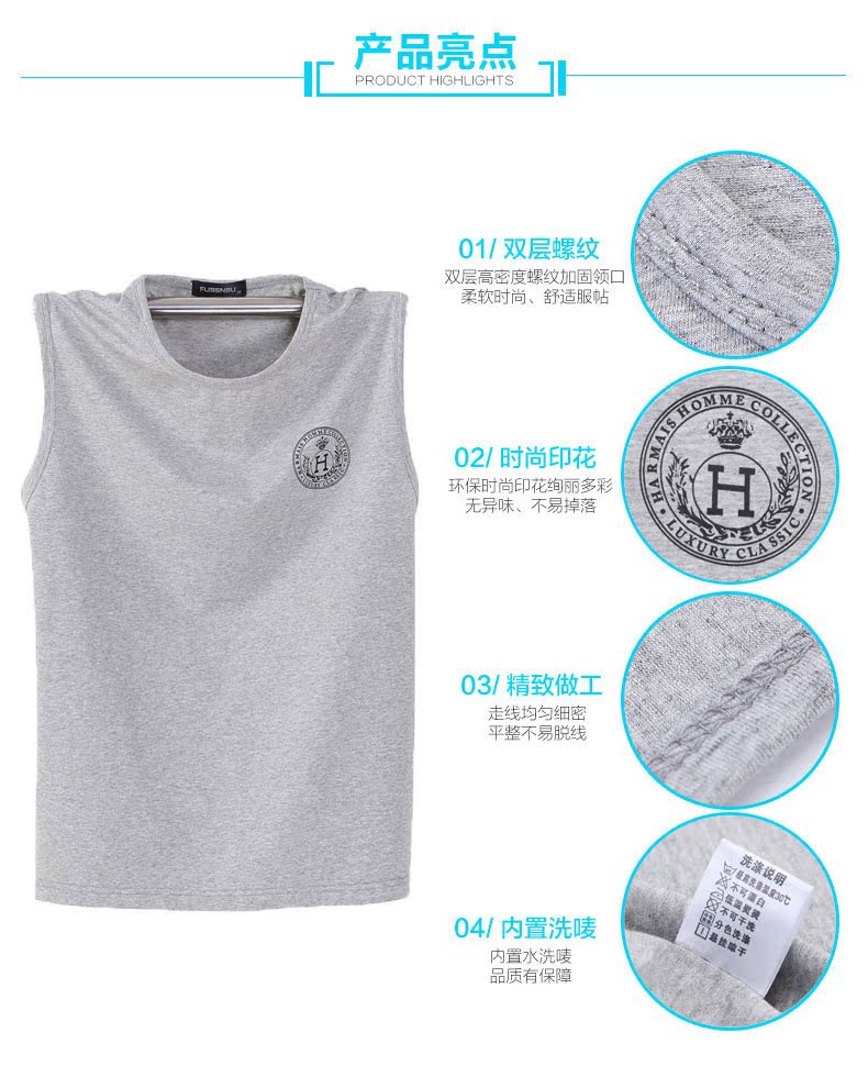 Mùa hè cotton nam XL không tay mỏng áo thun rộng vai chạm đáy áo thể thao rộng rãi mồ hôi bóng rổ áo thun ba lỗ