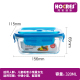 cặp lồng cơm giữ nhiệt Lò vi sóng lò sưởi kính cường lực hộp ăn trưa niêm phong giòn nhỏ hộp ăn trưa hình chữ nhật hộp cơm trưa - Hộp cơm điện sưởi ấm hộp cơm hâm nóng bằng điện