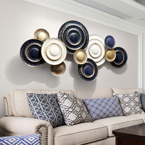 Living Room Background Wall Decoration American Light Lavish Creative Iron Art Wall Decoration Solid Wall Decoration Pendant Wall Hanging Accessories