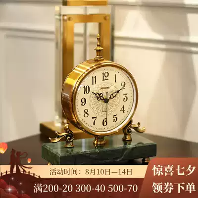 Nordic simple watches, light luxury, creative fashion, bedroom clock, living room desktop clock, home decoration, desktop clock