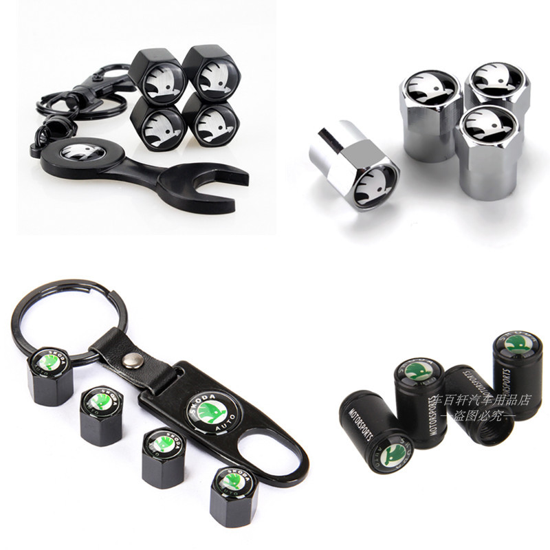 Suitable for Skoda Xinrui Fabia Fast Pai Xinxin Speed Zun Haorui tire valve cap anti-theft
