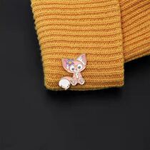 Lena Belle Badge Linna Lina Belle Breast Brooch Female Children Accessories Do Nt Pin Small Fox Cute Day Ensemble Cartoon