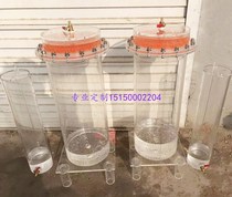 Transparent plexiglass Markov jar soil column acrylic rainfall device needle simulated rainfall device dialysis column 10L
