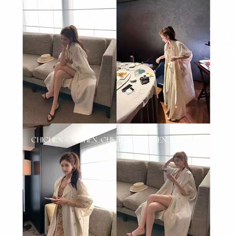 0530【Nana's New Arrivals】 Long-Style Old Money Style Trench Coat, Non-Fading and Non-Exchangeable