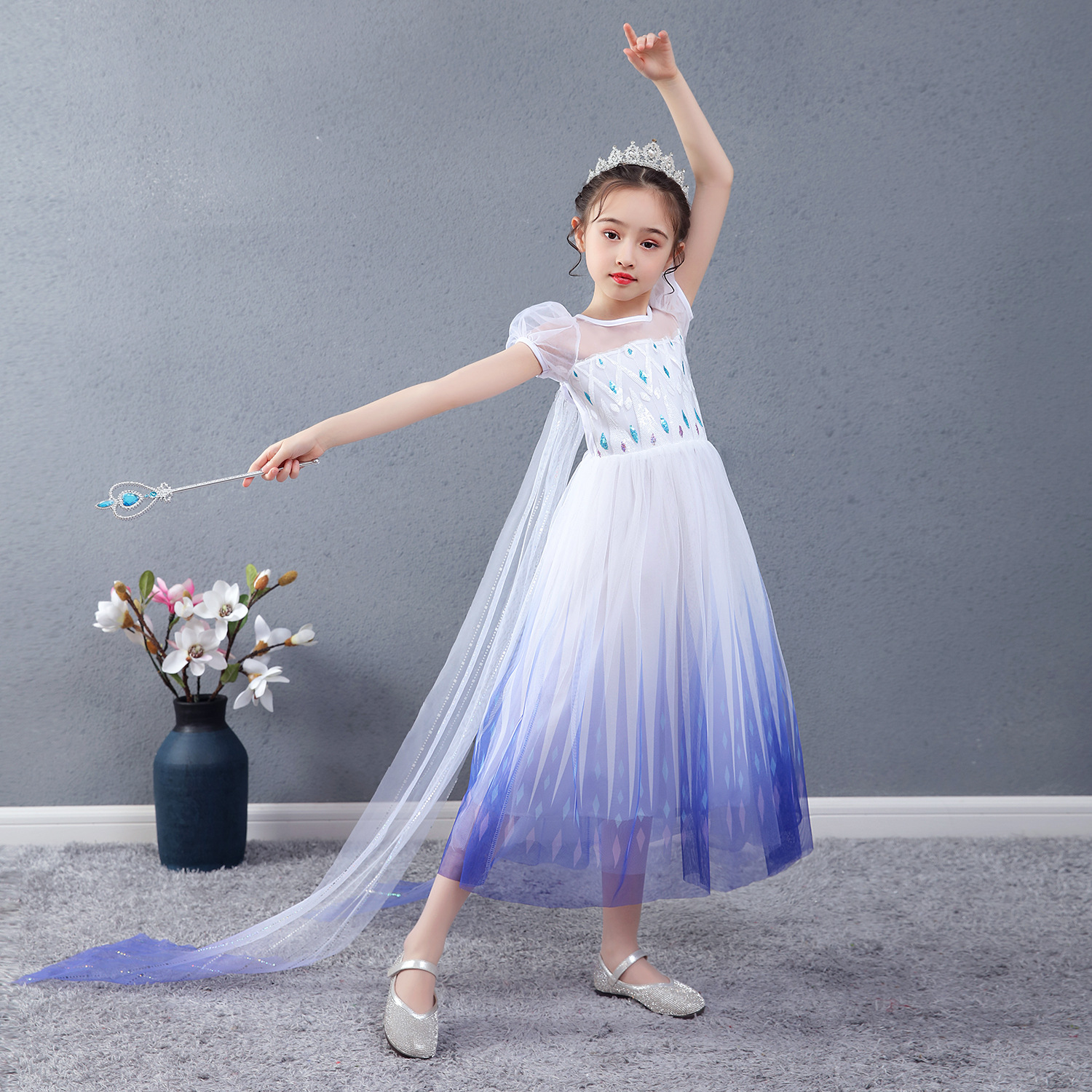 2020 Frozen 2 Princess Dresses Girls Summer Costumes Love Princess Jumpsuit Salsa Skirt Skirt