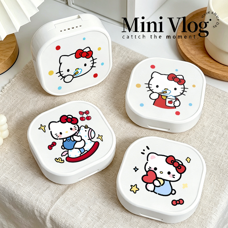 Invisible Braces Storage Box with Mirror, Cute Cartoon Design, with Small Brush for Storing Dental Retainers and Braces, Portable Box Invisible Braces Storage Box with Mirror, Cute Cartoon Design, with Small Brush for Storing Dental Retainers and Braces, Portable Box