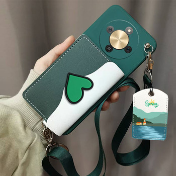 Suitable for huawei honor x70 mobile phone case, cross-body strap, coin purse, card holder, protective case, mtn-an00 soft shell mobile phone case, access control card holder, card holder Suitable for huawei honor x70 mobile phone case, cross-body strap, coin purse, card holder, protective case, mtn-an00 soft shell mobile phone case, access control card holder, card holder