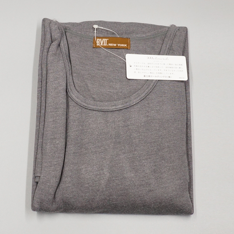 Japan's Bvd Warm High-Density Men's Round Neck Medium-Thick Heating Intimates Single Clothes Autumn Clothes Gf917 Matching Pants
