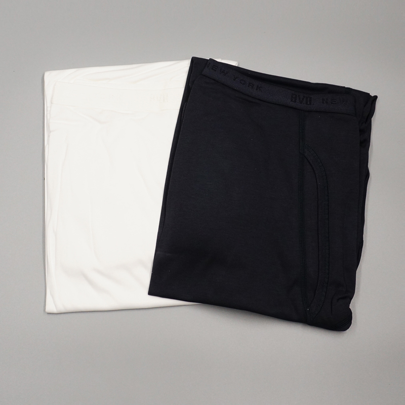 Bvd Japanese-Made Ultra-Soft Fine-Spun Pure Cotton Business Men's Underwear Long Pants Thermal Pants Vn029 with Matching Top