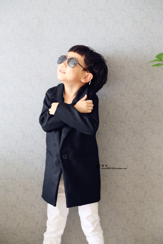 Manteau pour garcon en laine - Ref 2161351 Image 50
