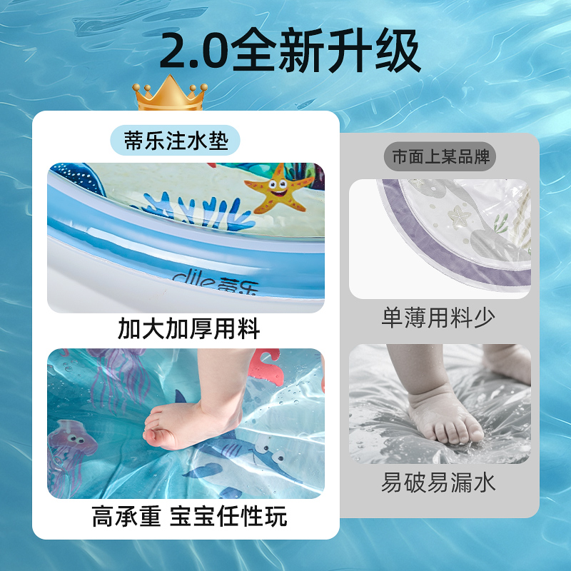 宝宝都爱玩！揭秘宝宝注水爬爬垫的秘密，拍一拍就能变身的神奇玩具！