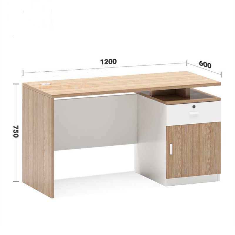 Simple computer desk 1 2 meters computer desk modern plate desk single financial desk staff desk frame desk