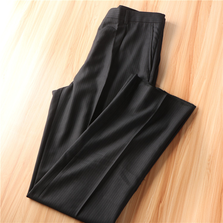 98 7% wool day single foreign trade cut tail single middle aged men casual fashion Western pants long pants spring autumn straight drum tide-Taobao