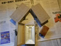 Over 30 printed stone brocade boxes good price 4 5*7*13 Linen