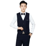 Костюм, мужской жилет в английском стиле для отдыха, осенний, в корейском стиле, облегающий крой