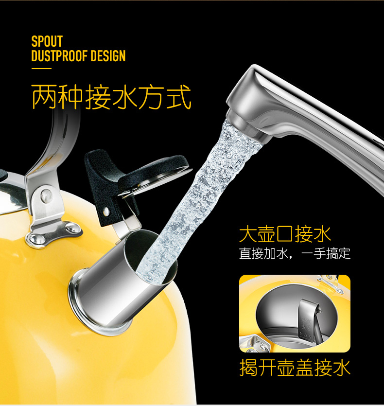 ấm đun nước mini Ấm đun nước Changhong Điện 5L Hộ gia đình Dung tích lớn Tự động Tắt điện Ấm đun nước móc áo bằng thép không gỉ 304 - ấm đun nước điện siêu thuốc điện