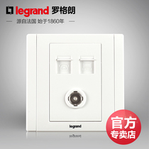 TCL Roglang Switch Socket Socket Beauty Culvert White Triple Telephone