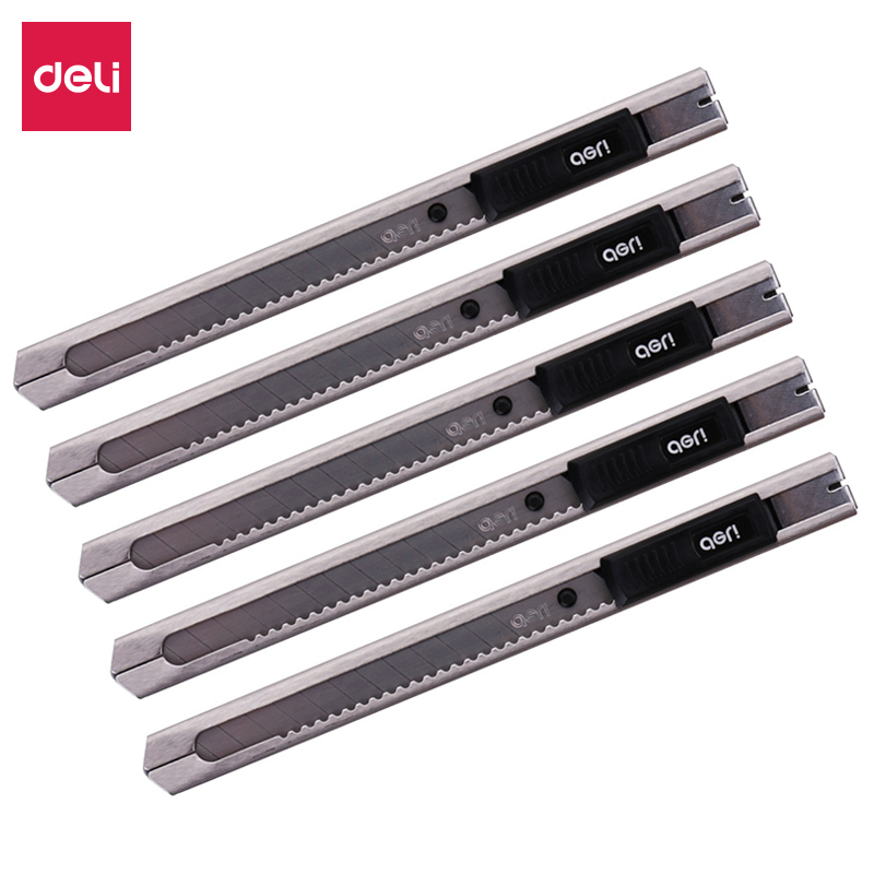 Office Supplies right-hand 2058 Metallic small number Mater knife carbon steel material Cut Paper Knife Wallpaper Knife Small Knife