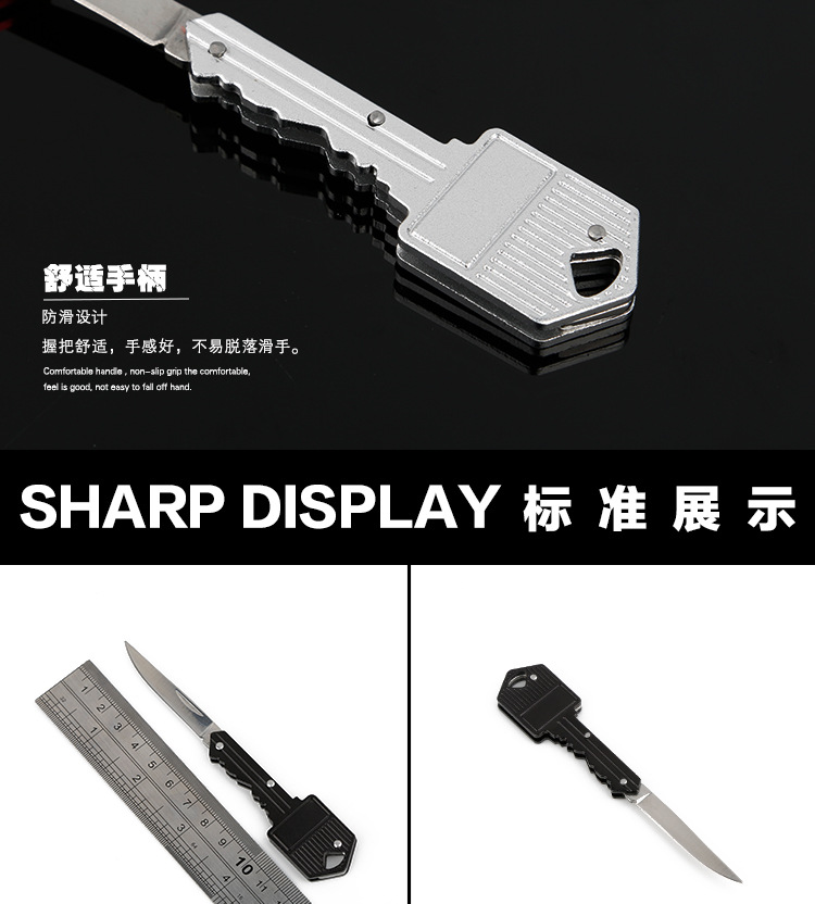 Chính hãng Mini Folding Knife Keychain Knife Dao ngoài trời Dao gấp nhỏ Độ cứng cao Trường sắc nét Dao cầm tay - Công cụ Knift / công cụ đa mục đích dao đa năng leatherman