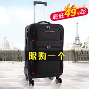 Oxford Bra vali hành lý nam và nữ mật khẩu hộp phổ biến bánh xe vali vải 20/2224/26 inch