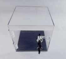 Custom acrylic box transparent with lock box phone case storage box storage box drawer box with lock with lid