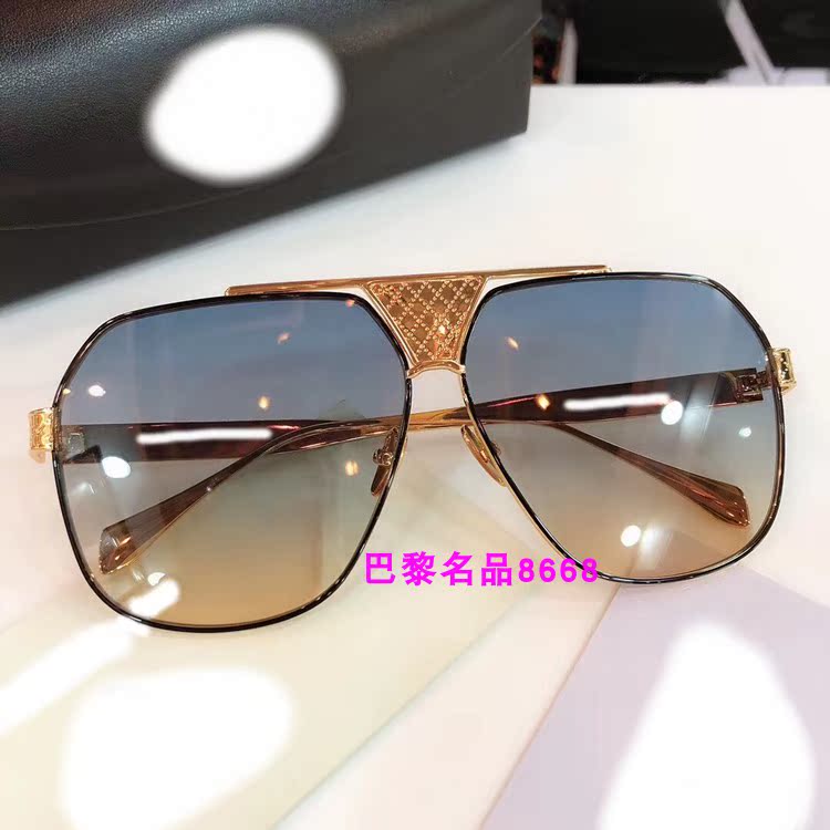 Figure 62020   fashion Foreign style veil Show thin personality Europe and America men and women Cool ultraviolet-proof Sunglasses   luxurious Sun glasses