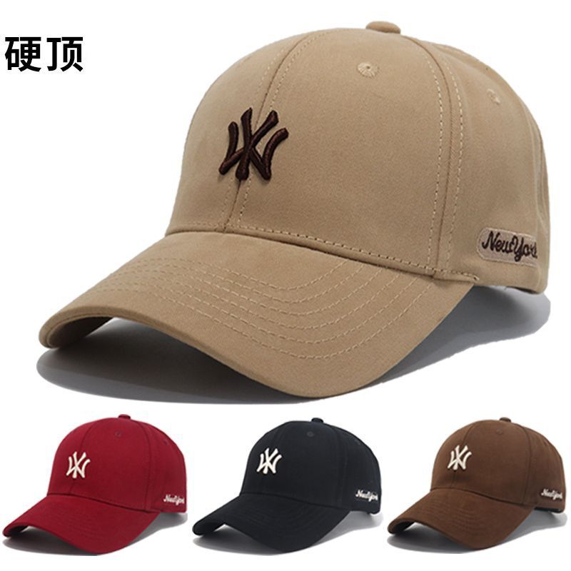 Ymymlee Hard-Brimmed Baseball Cap with Letter Embroidery, Casual and Versatile, Makes the Face Look Smaller, Outdoor Sports Trendy Brand Ymymlee Hard-Brimmed Baseball Cap with Letter Embroidery, Casual and Versatile, Makes the Face Look Smaller, Outdoor Sports Trendy Brand