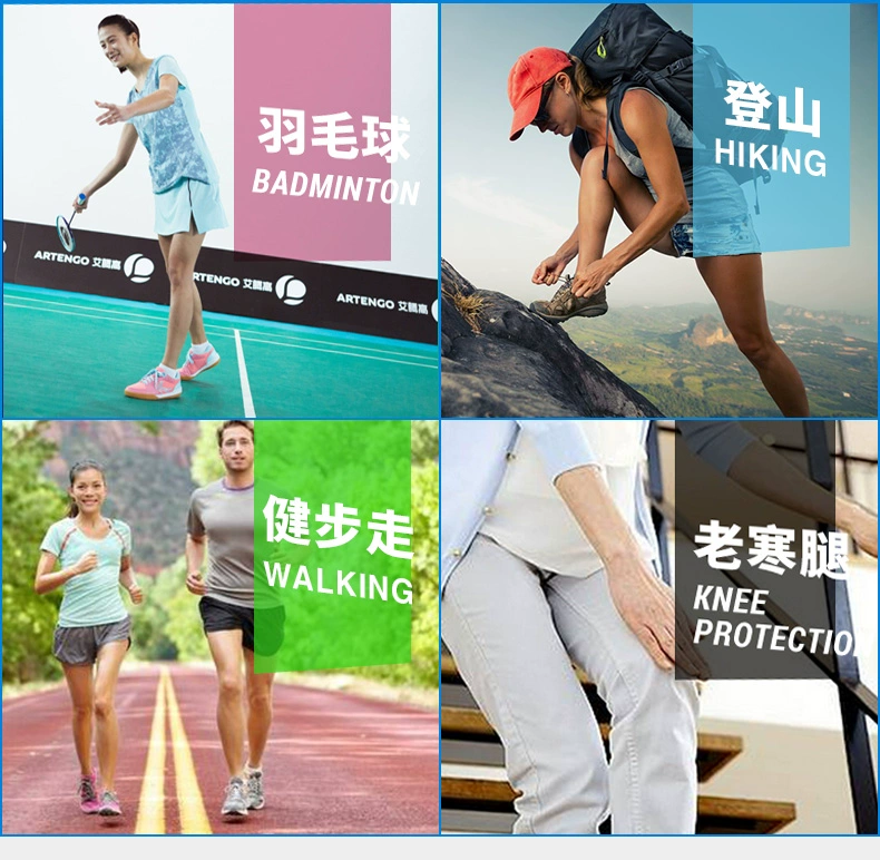Adidas miếng đệm đầu gối thể thao thiết bị bóng rổ mùa xuân hè chạy nữ nhảy sụn đầu gối Adidas thiết bị bảo vệ - Dụng cụ thể thao băng quấn đầu gối aolikes