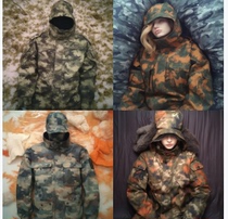 New genuine down coat thickened warm and cold-proof work clothes