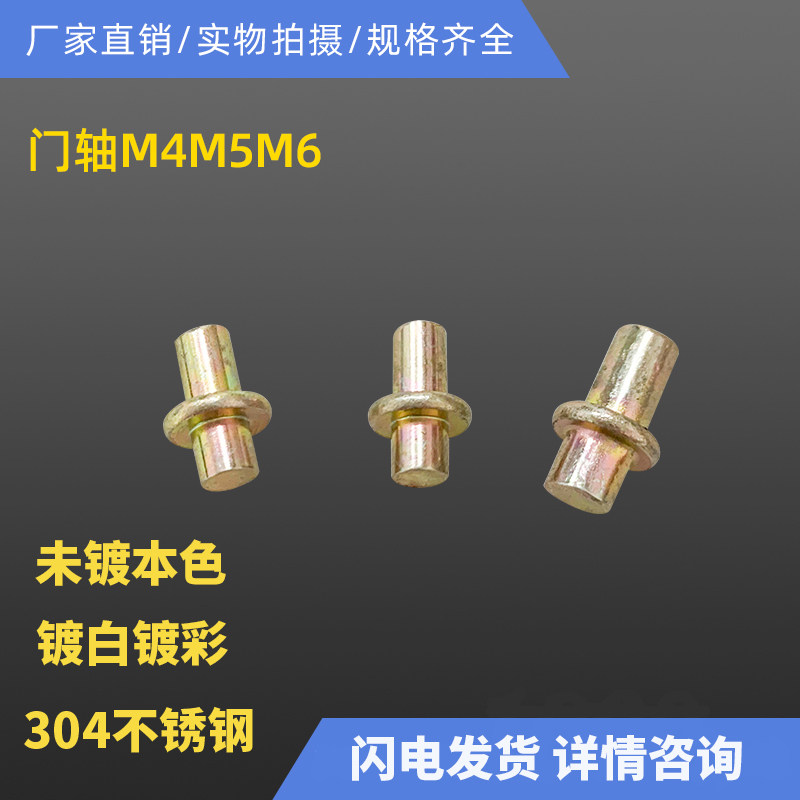 Cabinet lock cylindrical carbon steel welded small spring hinge CL225 lower door shaft M4M5M6 stainless steel 304 pin hinge