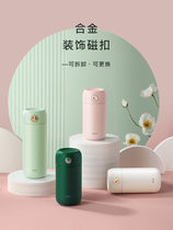 Cloud map mini thermos cup female student portable small cup tea cup cute simple 316 stainless steel cup