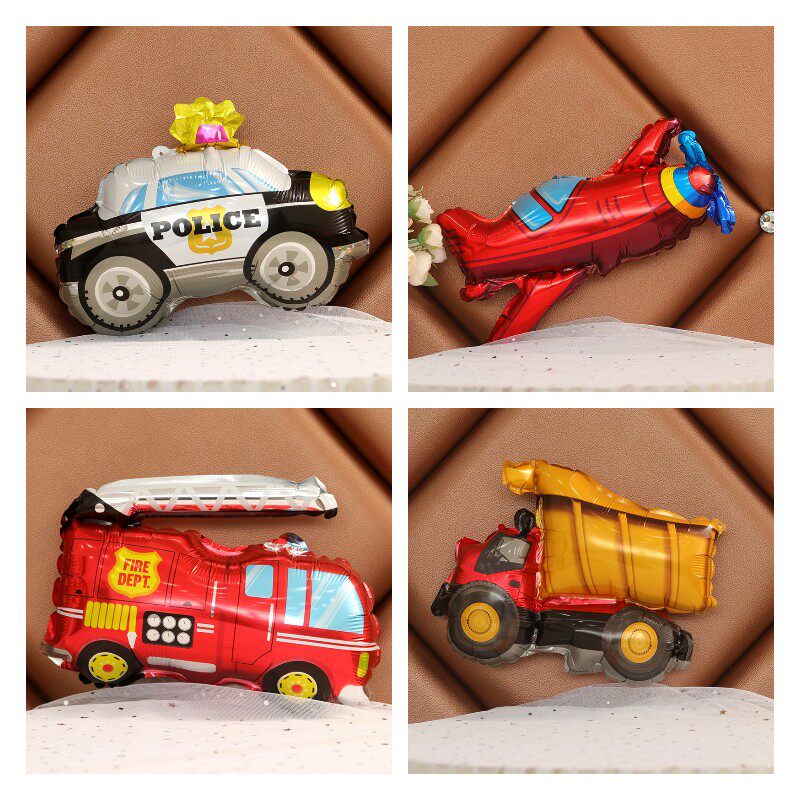 Cute Children Cartoon Mini Aluminum Film Balloon Handheld Animal Balloon Microquotient Pushback Event Small Gift Multiple