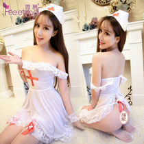 Plus size lingerie sexy nurse uniform role-playing maid uniform perspective nightclub professional passion suit