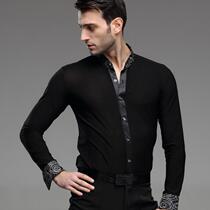 Long sleeve adult Morden dance costumes Latin dance blouses SQUARE DANCE Ballroom Dancing Mens Ballroom Dancing National Mark Dancer