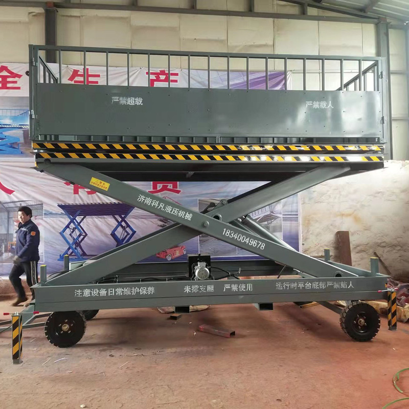 2-Ton Mobile Platform with Ground Scale for Loading Pigs, Large Farm Cattle and Sheep Transfer Platform, Fixed Lift Platform
