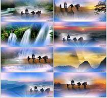 Dare to ask where the road is? Jiang Dawei stage Journey to the West episode song background LED video material