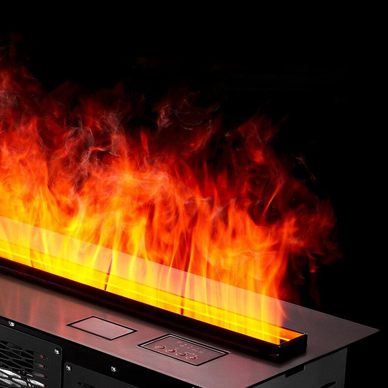 北欧3D雾化壁炉芯仿真火焰装饰柜如何嵌入式设计，打造智能家居新风尚？