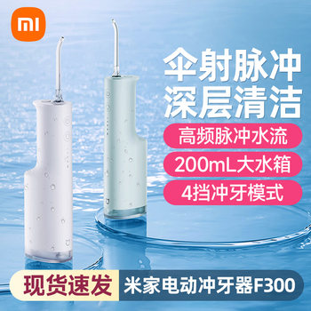 Xiaomi Mijia Electric Dental Irrigator F300 Teeth Cleaner Water Flosser Portable Home Oral Irrigator Gift