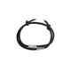 Bracelet men's trend ins niche design letter double rope inspirational boys bracelet adjustable men's woven bracelet