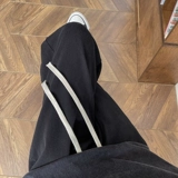 Осенние прямые свободные джинсы, штаны, эластичная талия, премиум класс, оверсайз, в американском стиле, большой размер