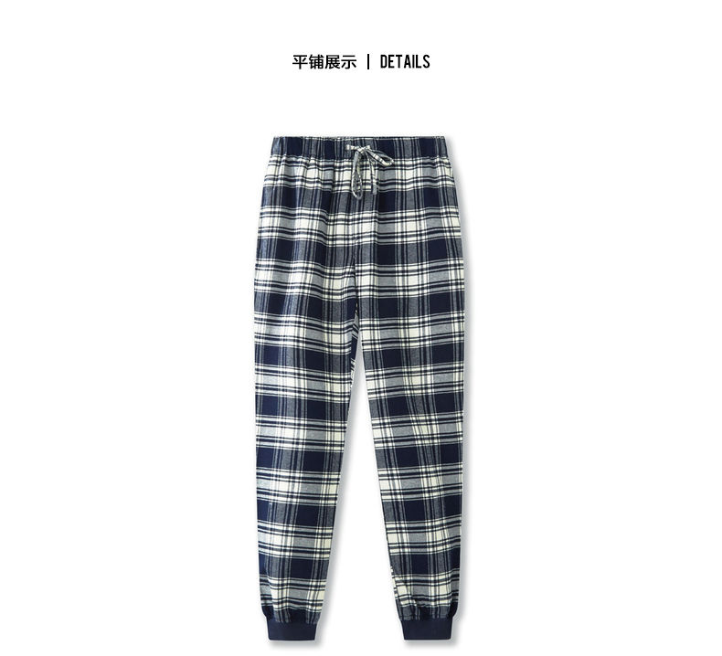 GXG đồ lót mùa xuân và mùa thu và mùa đông quần pyjama nam quần cotton retro có thể được mặc bên ngoài quần đồ ngủ lưới lỏng quần thể thao nam