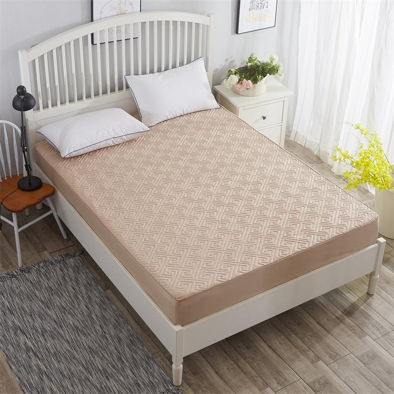 Bông giường, mảnh duy nhất 100% cotton chần Simmons bảo vệ bìa dày non-slip mỏng nệm bìa giường bìa bộ