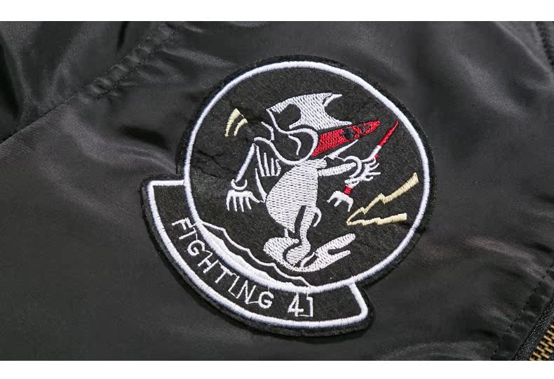 Mùa đông tide thương hiệu ma1 air force pilot áo khoác nam giới và phụ nữ vài đồng phục bóng chày áo khoác nam cotton độn bông áo khoác áo khoác local brand