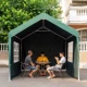 3*3 Plason Tent Dark Green+Трехпорный забор