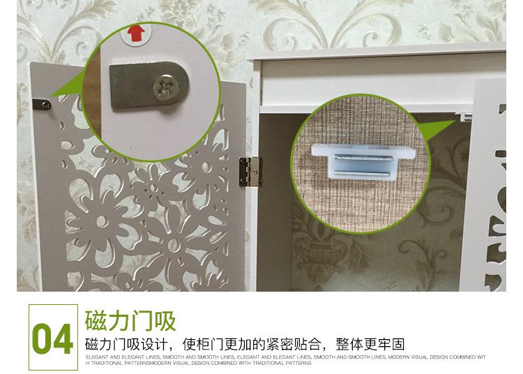 Cố định sàn tách nước nắp tủ trang trí hộp đồng hồ hộp nắp đồng hồ nước hộp khí hộp sưởi ấm hộp bìa - Cái hộp thùng pallet gỗ