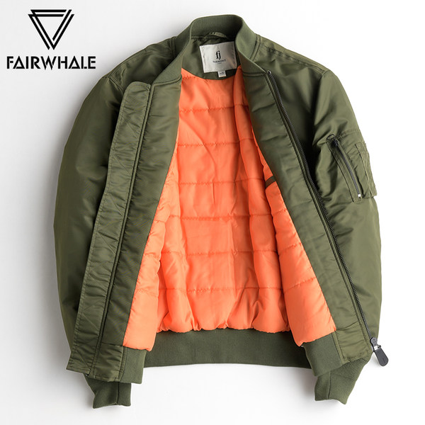 Mark Fairwhale 马克华菲 MA-1 男式飞行员夹克 加厚夹棉款 聚划算+优惠券折后¥248包邮(¥398-150)2色可选