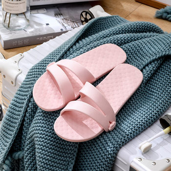 Business trip portable slippers travel non-slip lightweight soft bottom beach swimming folding slippers for men and women