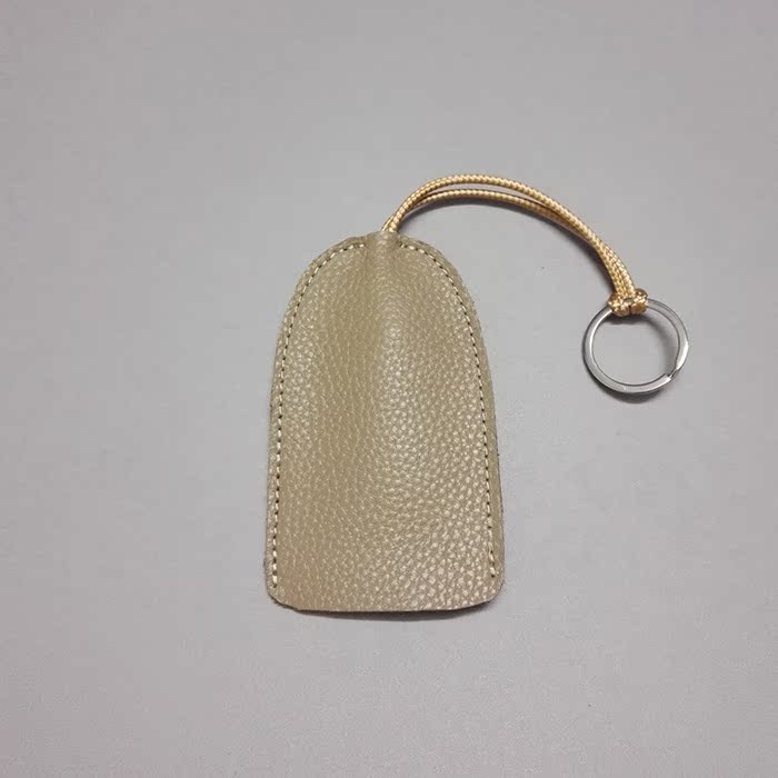 Túi da sáng tạo túi chìa khóa Nhật Bản và Hàn Quốc mini dây rút đơn giản túi da túi chìa khóa lớn hộp đựng chìa khóa